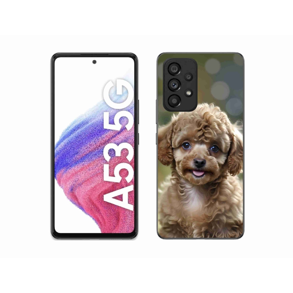 Gelový kryt mmCase na Samsung Galaxy A53 5G - roztomilý pudl