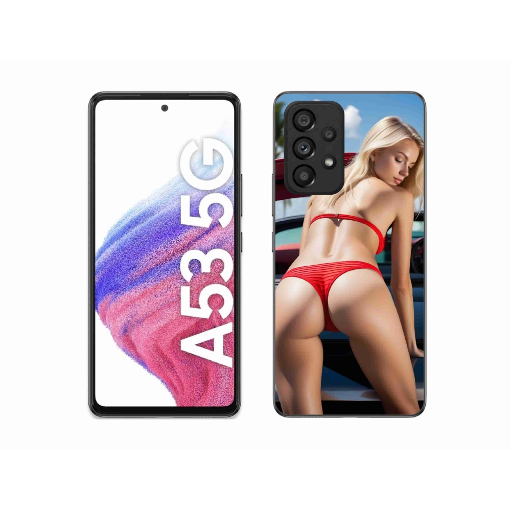 Gelový kryt mmCase na Samsung Galaxy A53 5G - sexy žena 2