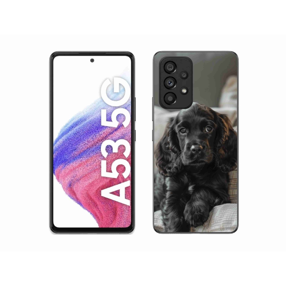 Gelový kryt mmCase na Samsung Galaxy A53 - anglický kokršpaněl