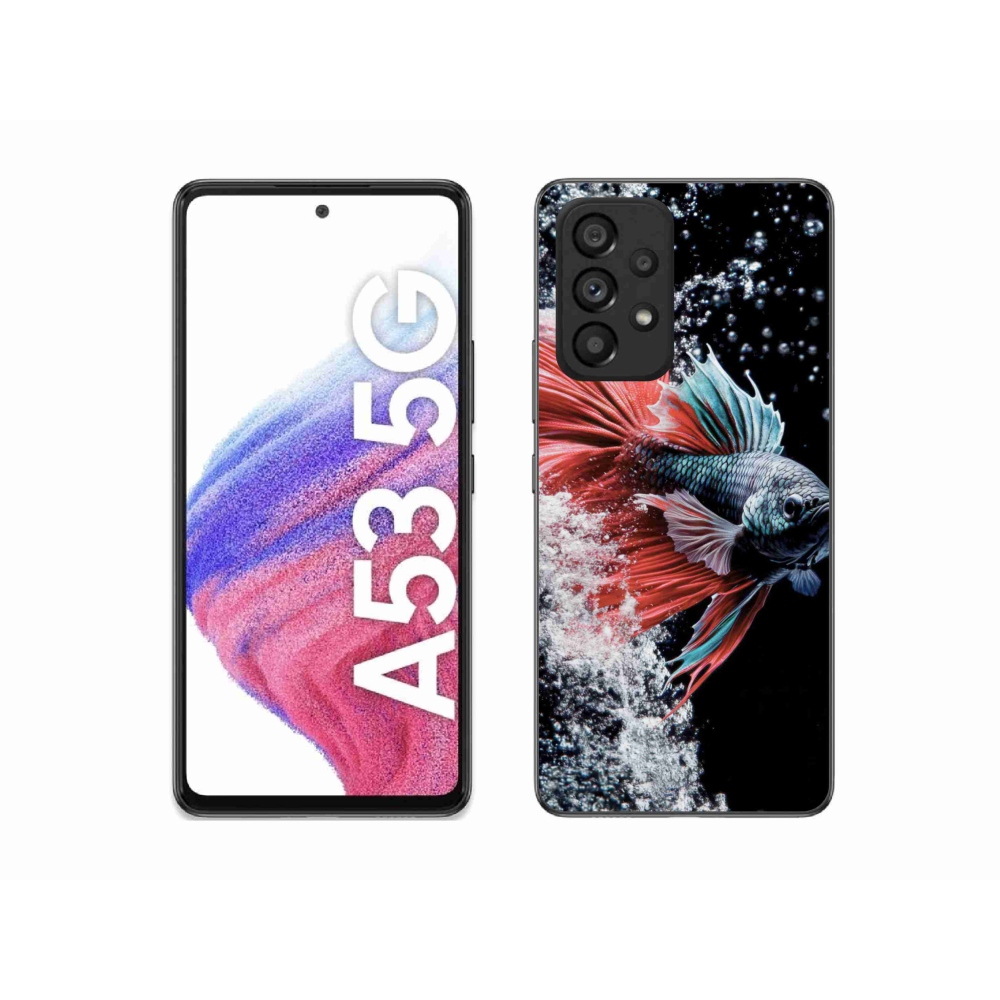 Gelový kryt mmCase na Samsung Galaxy A53 - bojovnice pestrá