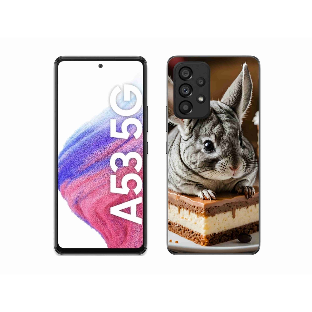 Gelový kryt mmCase na Samsung Galaxy A53 - činčila