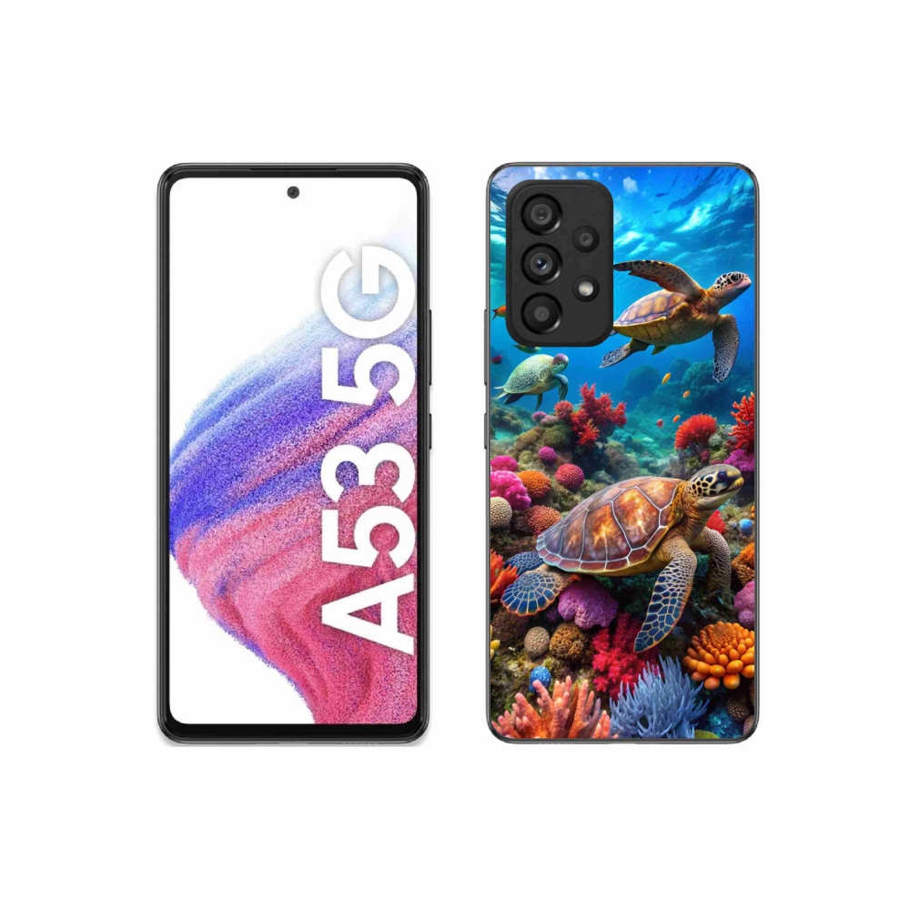 Gelový kryt mmCase na Samsung Galaxy A53 - mořský svět 2