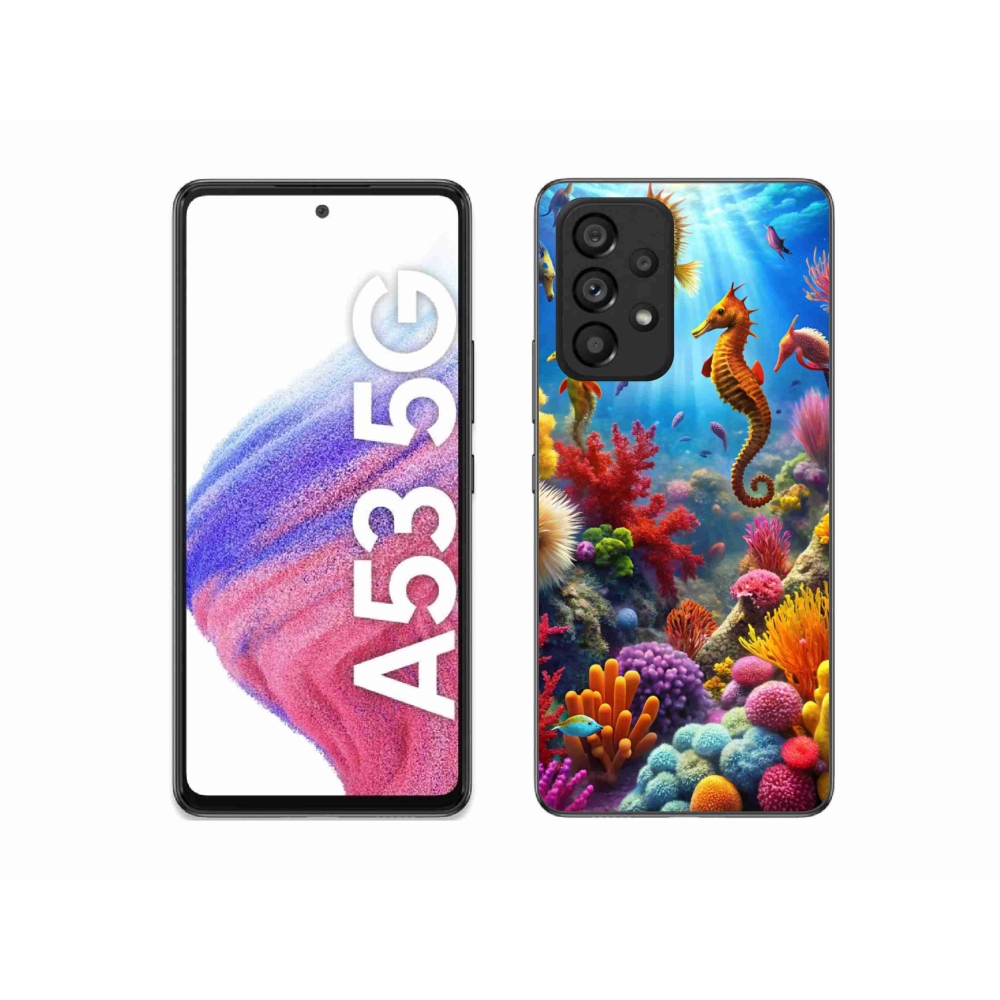 Gelový kryt mmCase na Samsung Galaxy A53 - mořský svět 3
