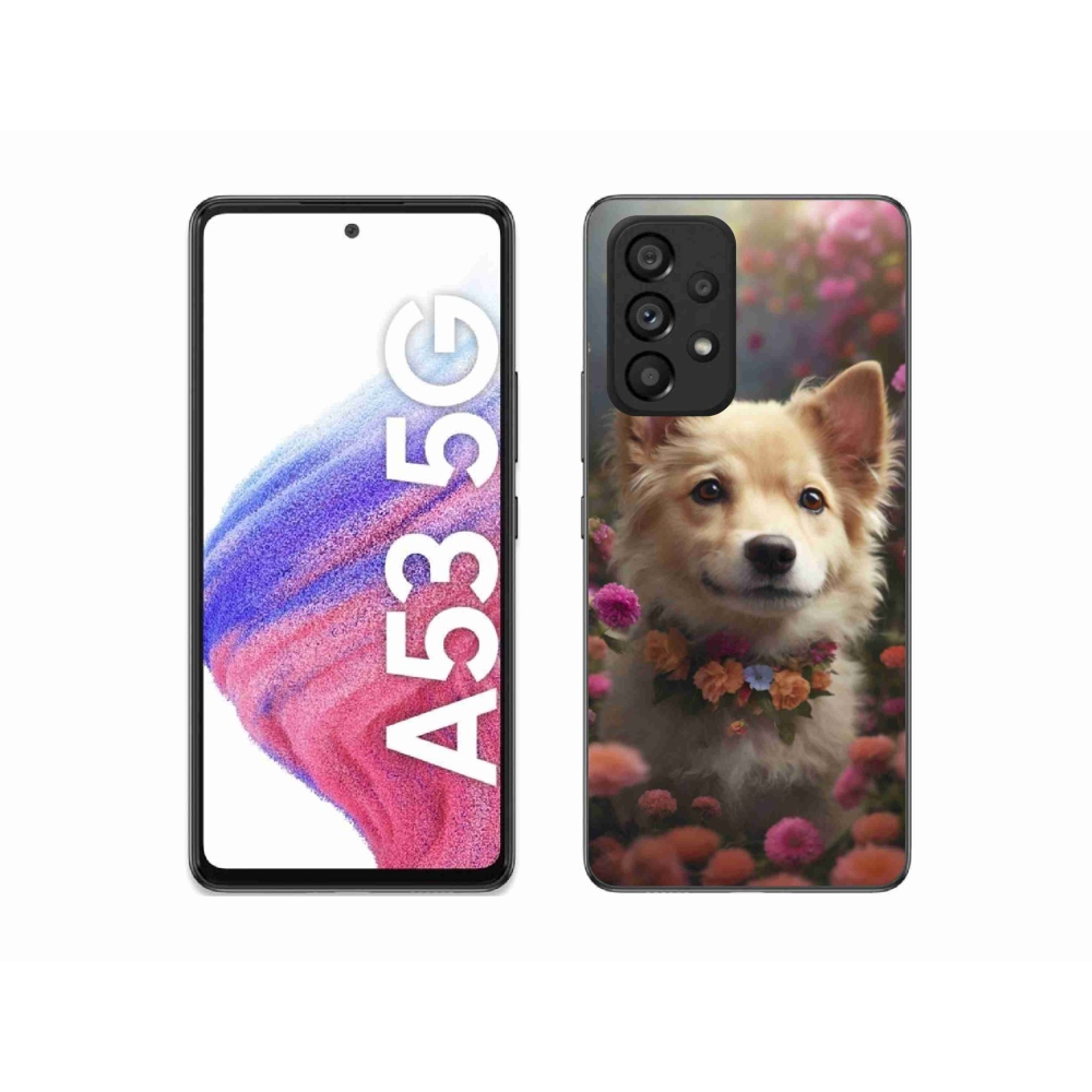 Gelový kryt mmCase na Samsung Galaxy A53 - německý špic