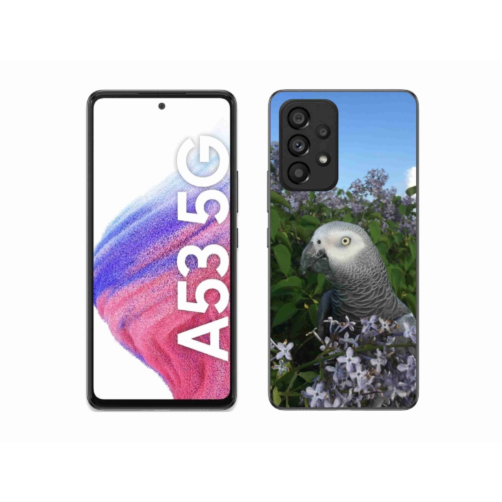 Gelový kryt mmCase na Samsung Galaxy A53 - papoušek žako