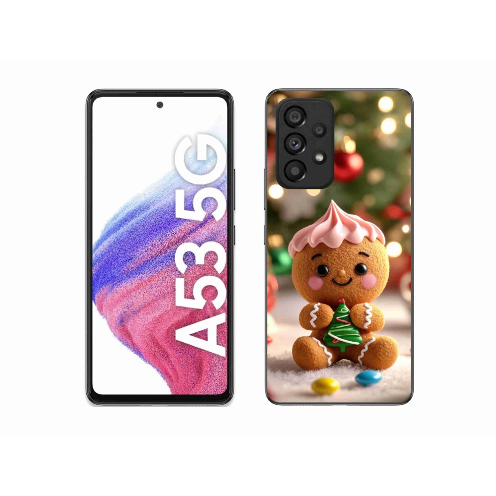 Gelový kryt mmCase na Samsung Galaxy A53 - perníček