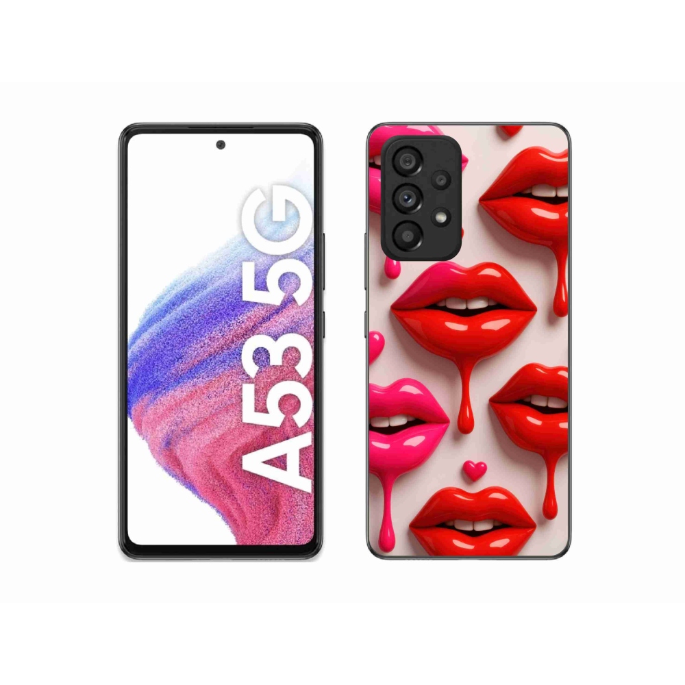 Gelový kryt mmCase na Samsung Galaxy A53 - rty 2