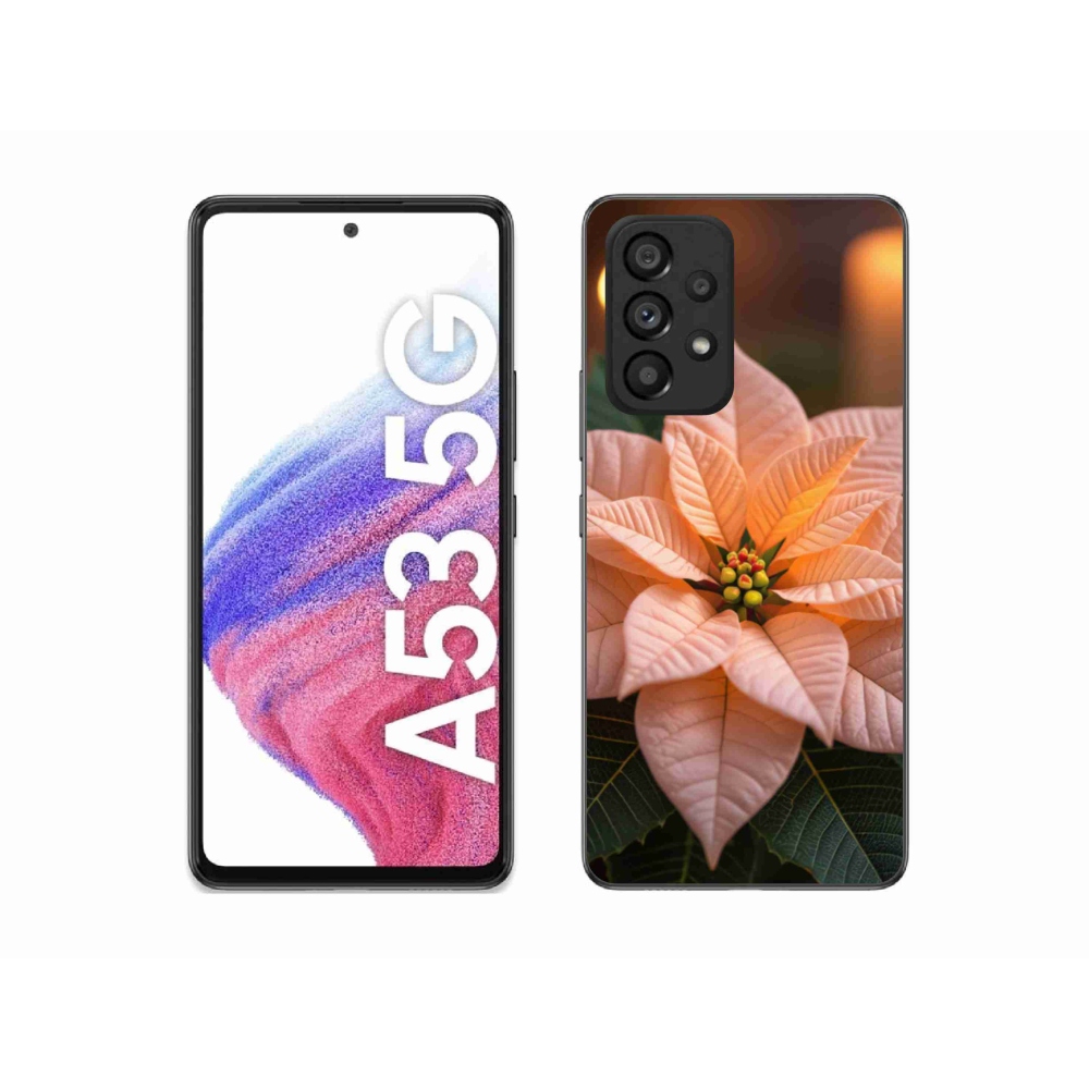 Gelový kryt mmCase na Samsung Galaxy A53 - vánoční hvězda