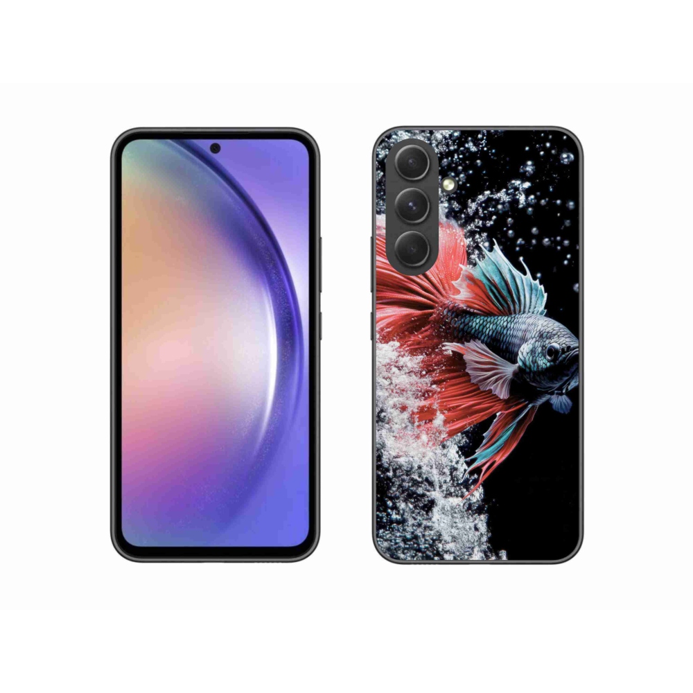 Gelový kryt mmCase na Samsung Galaxy A54 5G - bojovnice pestrá