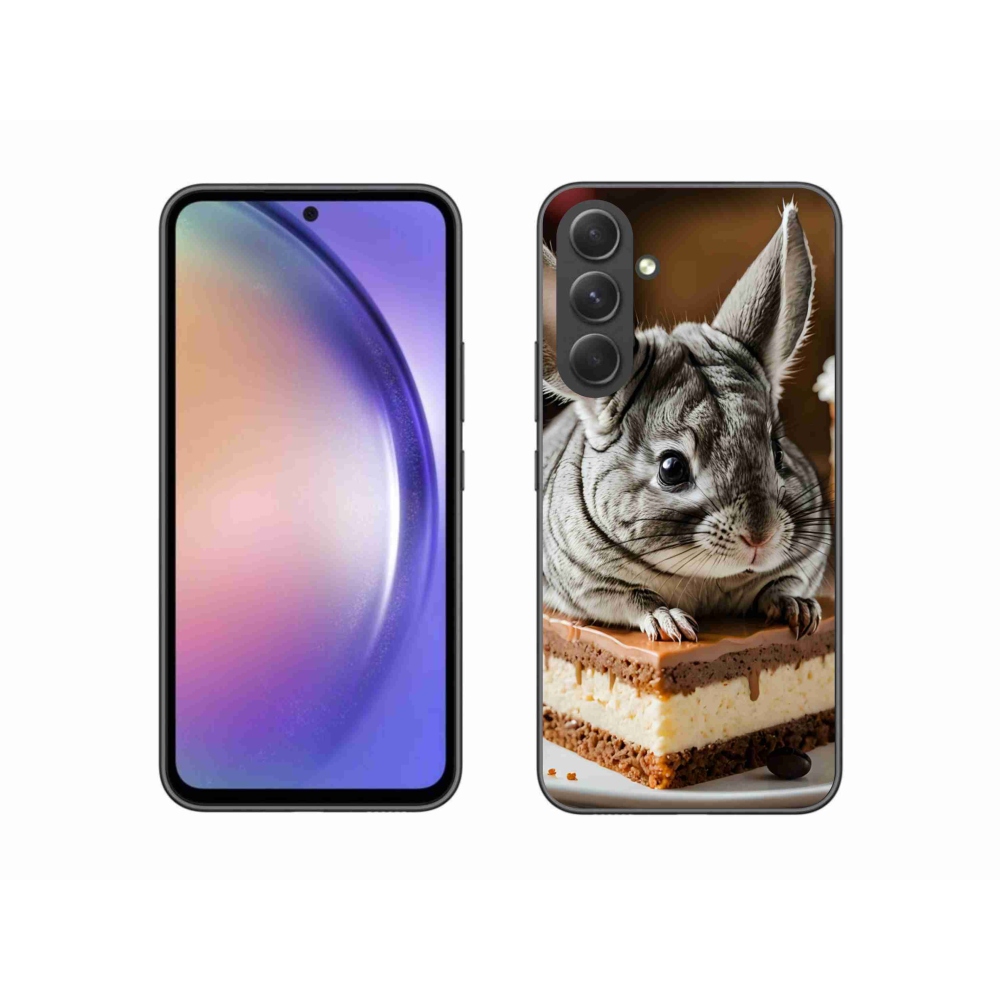 Gelový kryt mmCase na Samsung Galaxy A54 5G - činčila