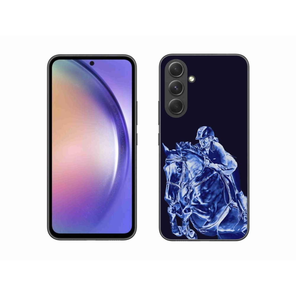Gelový kryt mmCase na Samsung Galaxy A54 5G - dostihový kůň