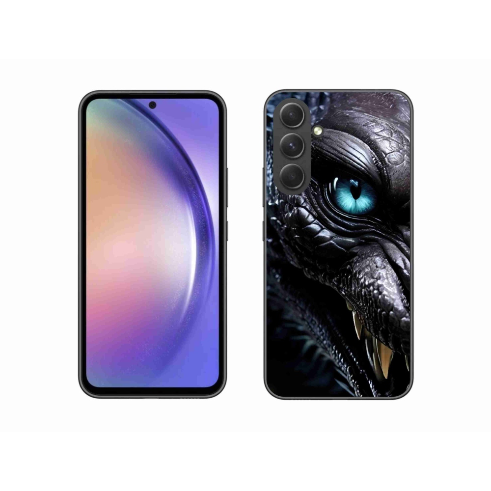 Gelový kryt mmCase na Samsung Galaxy A54 5G - dračí pohled