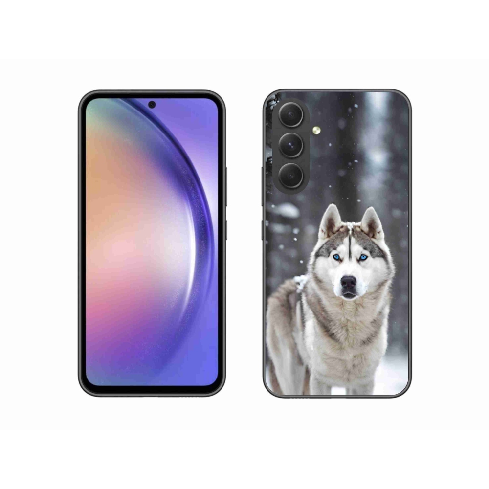 Gelový kryt mmCase na Samsung Galaxy A54 5G - husky 2