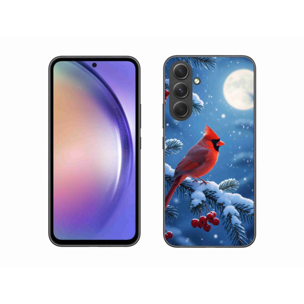 Gelový kryt mmCase na Samsung Galaxy A54 5G - kardinál červený