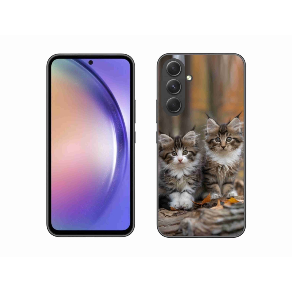 Gelový kryt mmCase na Samsung Galaxy A54 5G - kočičí duo 3
