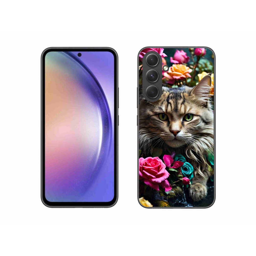 Gelový kryt mmCase na Samsung Galaxy A54 5G - kočíčí pohled 2