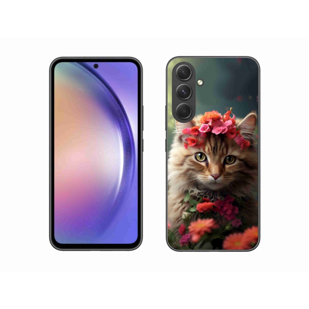 Gelový kryt mmCase na Samsung Galaxy A54 5G - kočíčí princezna