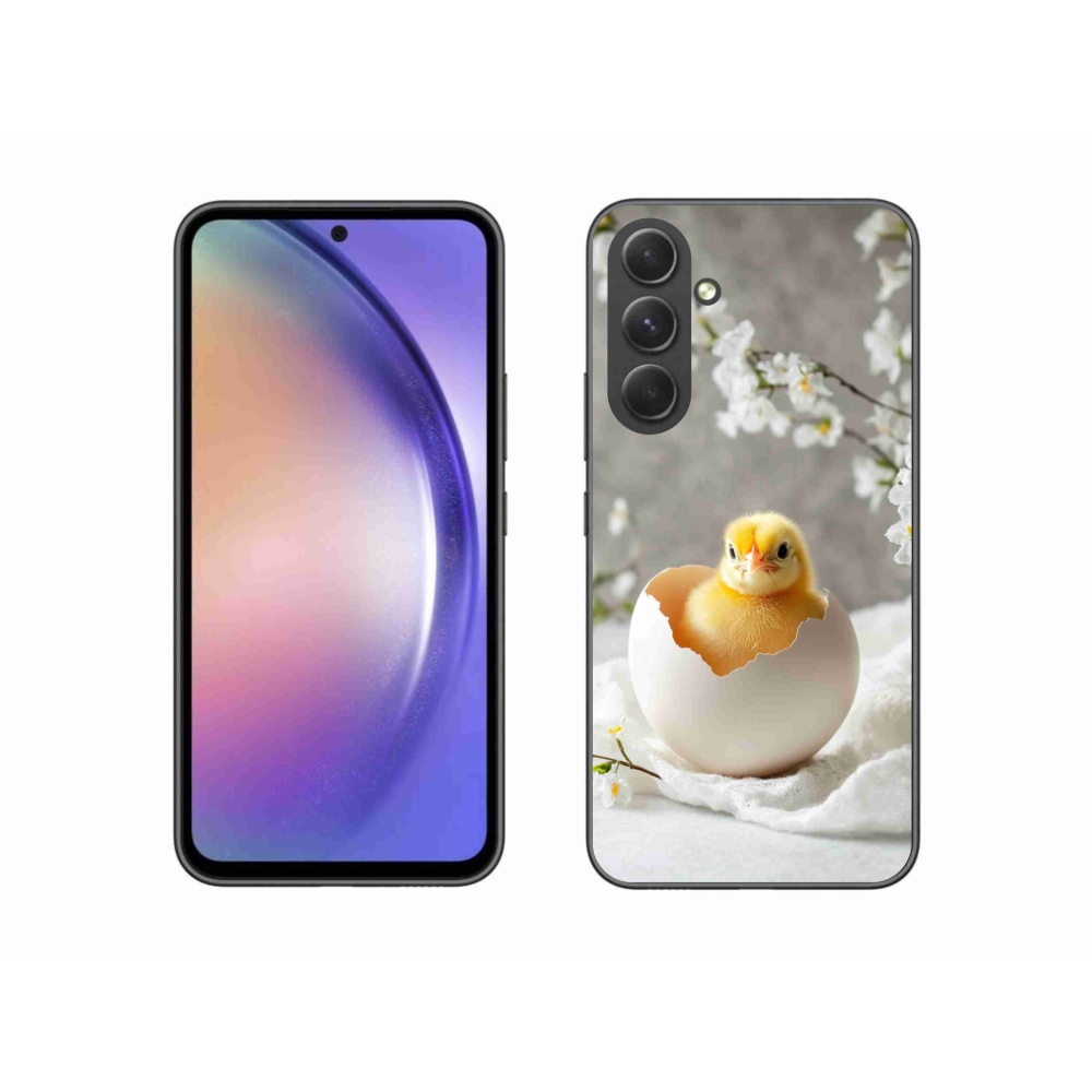 Gelový kryt mmCase na Samsung Galaxy A54 5G - kuřátko