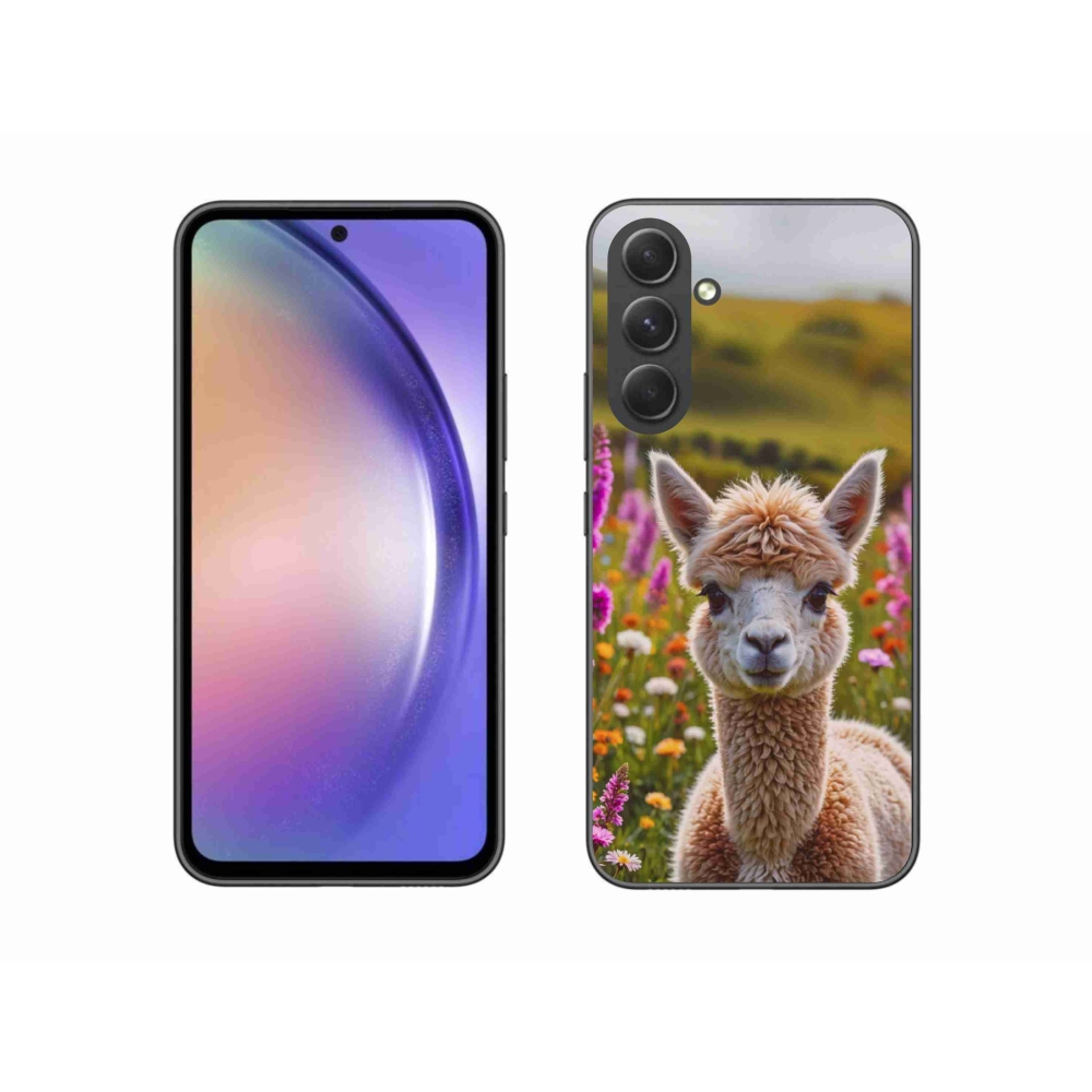 Gelový kryt mmCase na Samsung Galaxy A54 5G - lama na louce