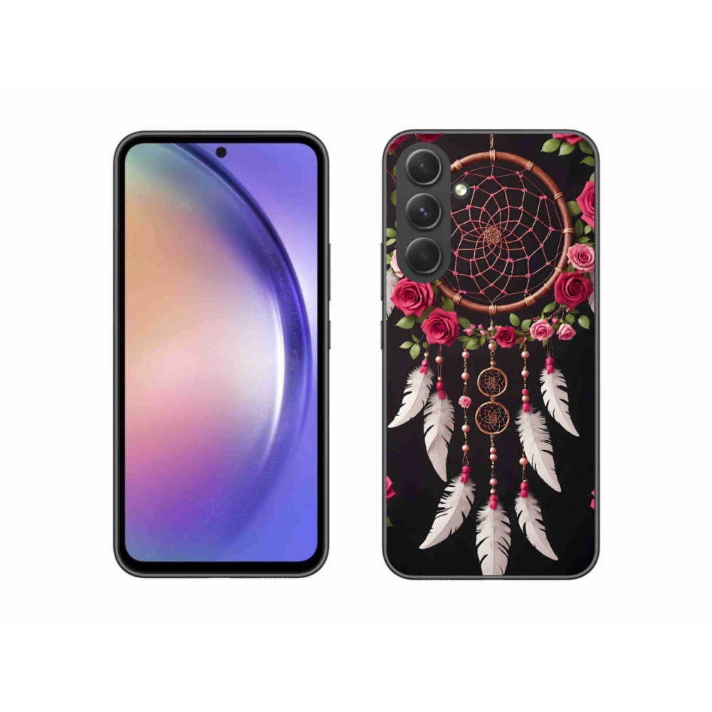 Gelový kryt mmCase na Samsung Galaxy A54 5G - lapač snů s růžemi