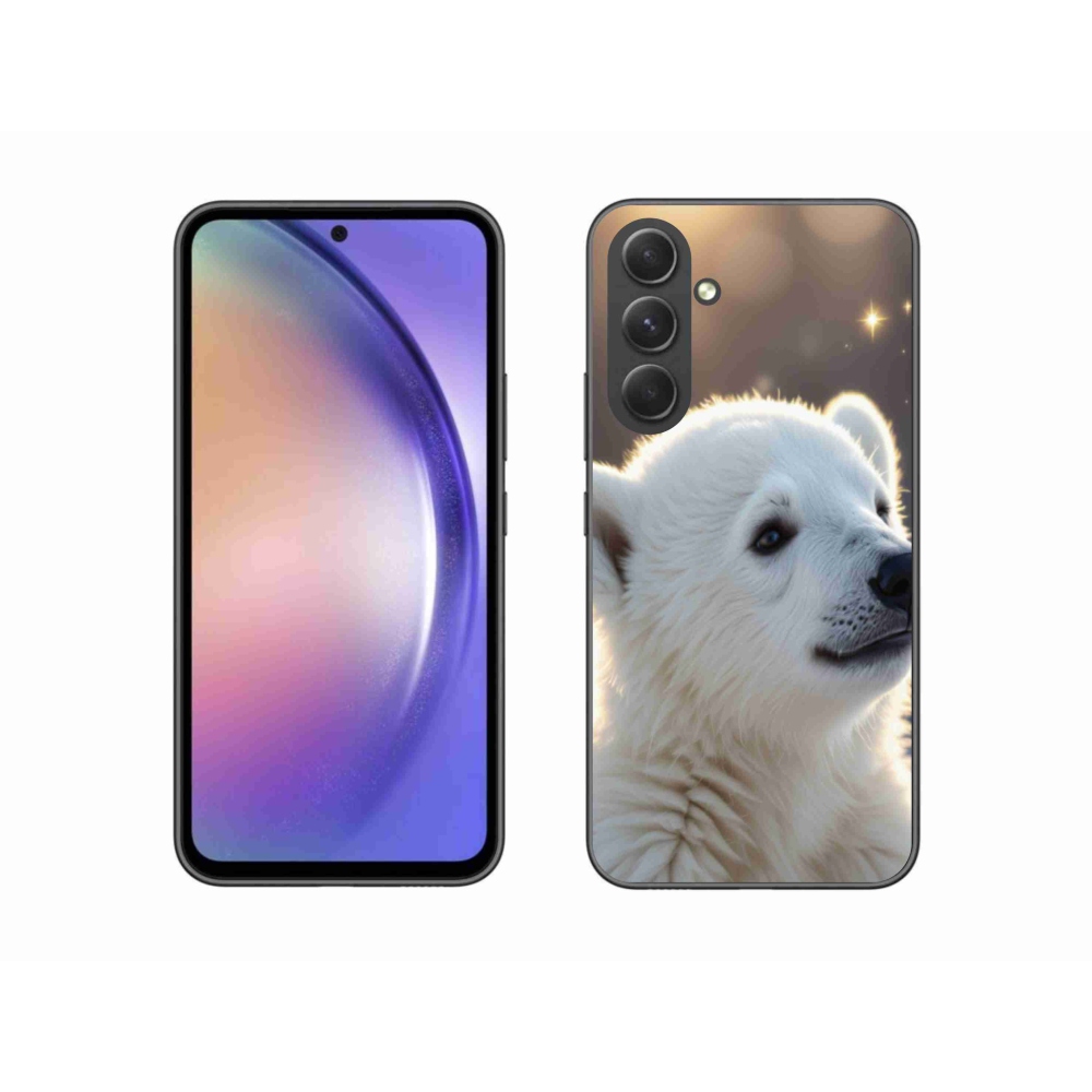 Gelový kryt mmCase na Samsung Galaxy A54 5G - lední medvěd