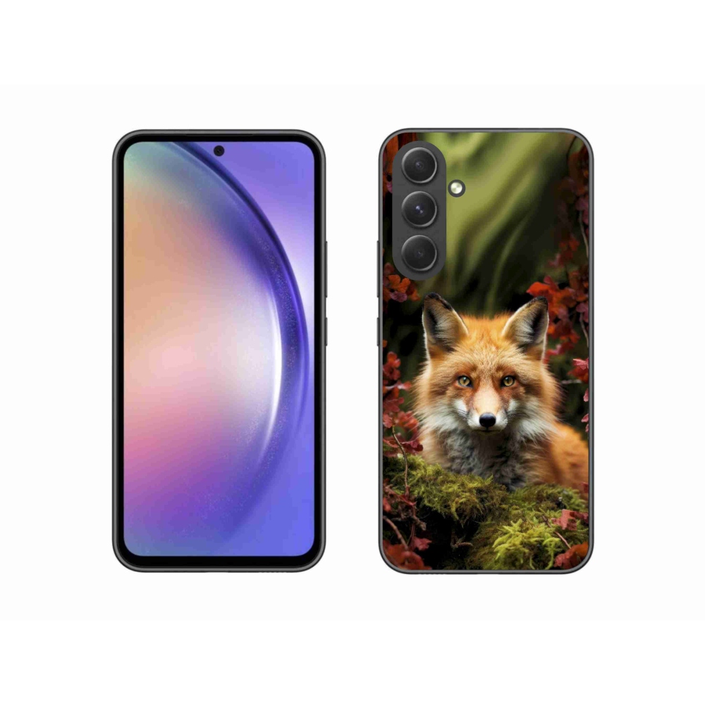 Gelový kryt mmCase na Samsung Galaxy A54 5G - liška v lese