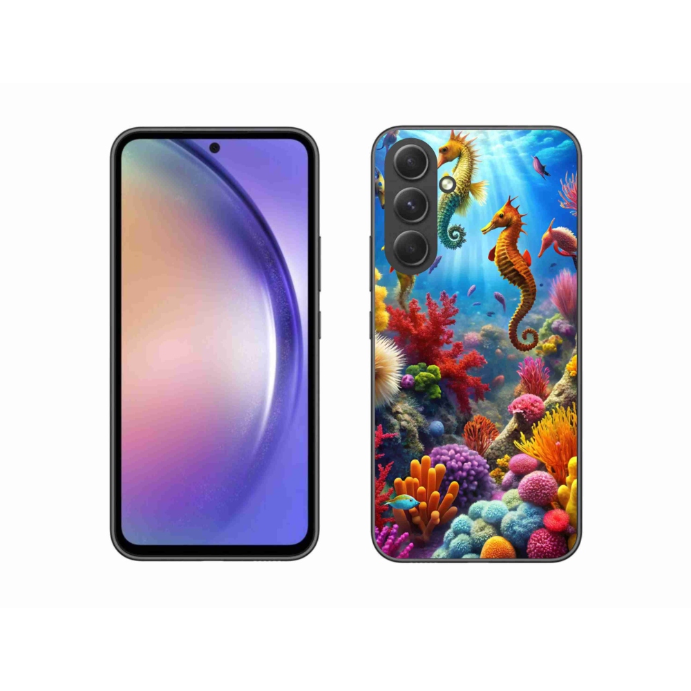 Gelový kryt mmCase na Samsung Galaxy A54 5G - mořský svět 3