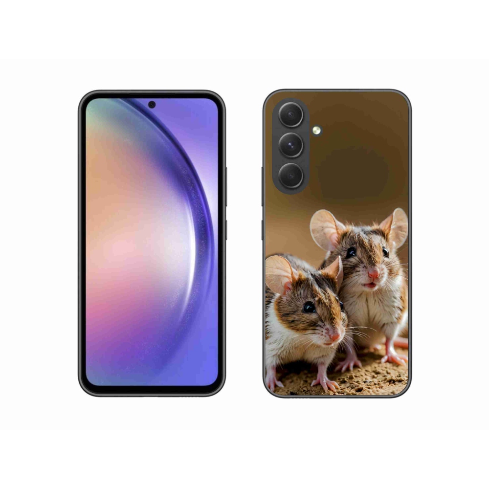 Gelový kryt mmCase na Samsung Galaxy A54 5G - myší duo