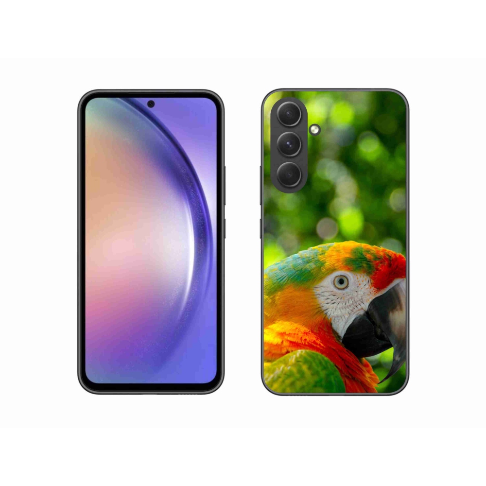 Gelový kryt mmCase na Samsung Galaxy A54 5G - papoušek ara 3