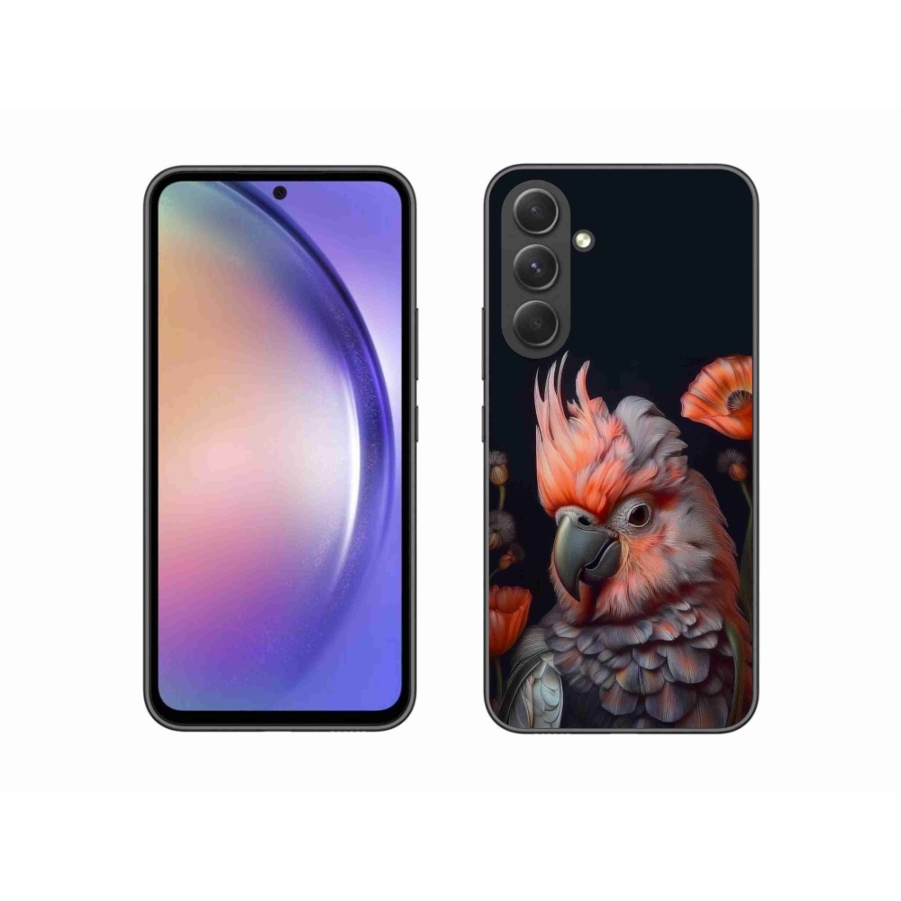 Gelový kryt mmCase na Samsung Galaxy A54 5G - papoušek kakadu v barvách