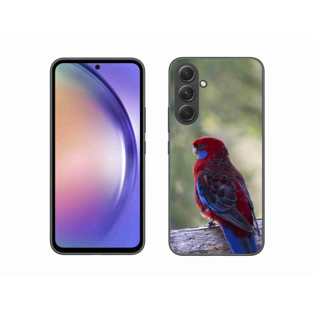 Gelový kryt mmCase na Samsung Galaxy A54 5G - papoušek rosela