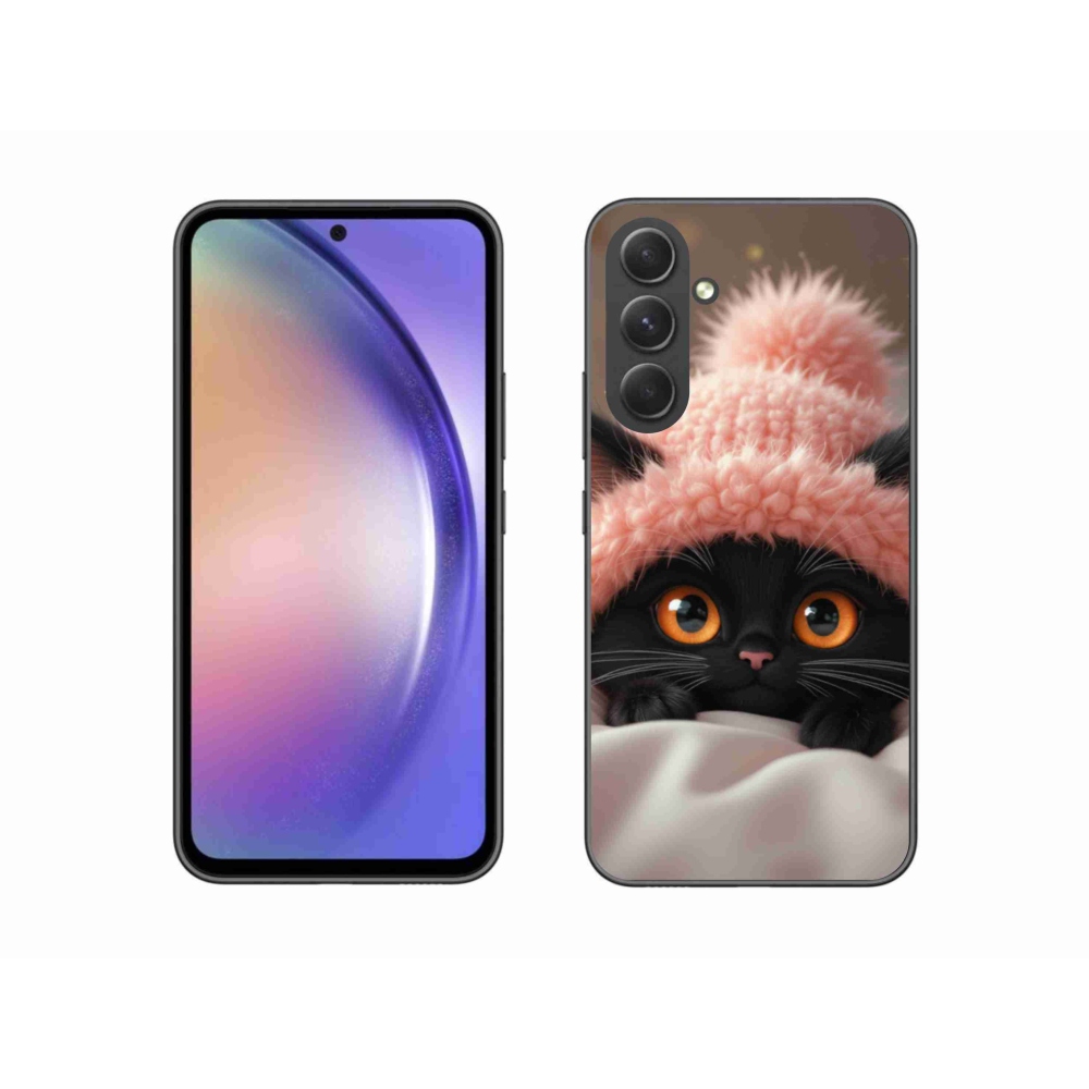 Gelový kryt mmCase na Samsung Galaxy A54 5G - roztomilé kotě 7