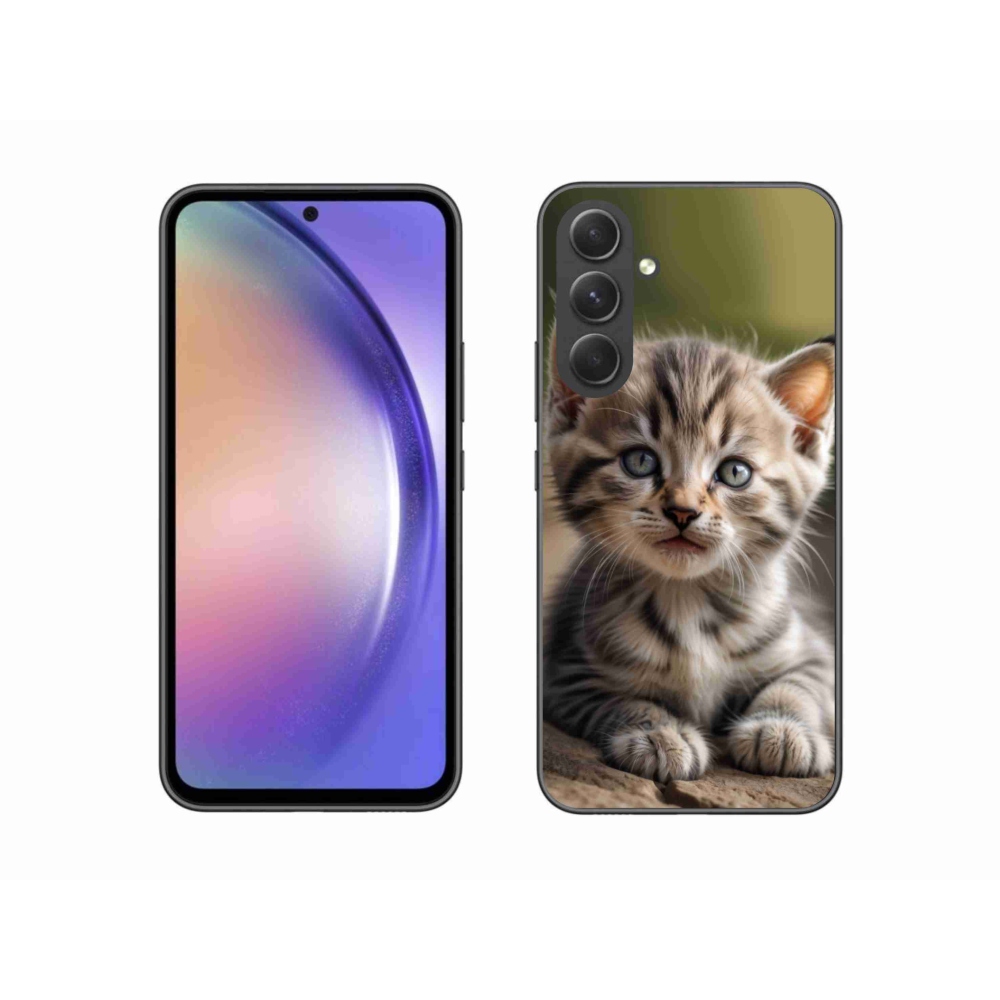 Gelový kryt mmCase na Samsung Galaxy A54 5G - roztomilé kotě 9