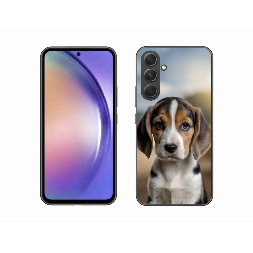 Gelový kryt mmCase na Samsung Galaxy A54 5G - roztomilý bígl