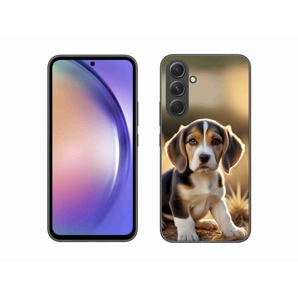 Gelový kryt mmCase na Samsung Galaxy A54 5G - roztomilý bígl