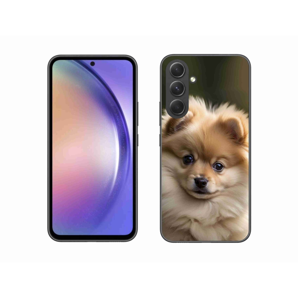 Gelový kryt mmCase na Samsung Galaxy A54 5G - roztomilý pomeranian 2