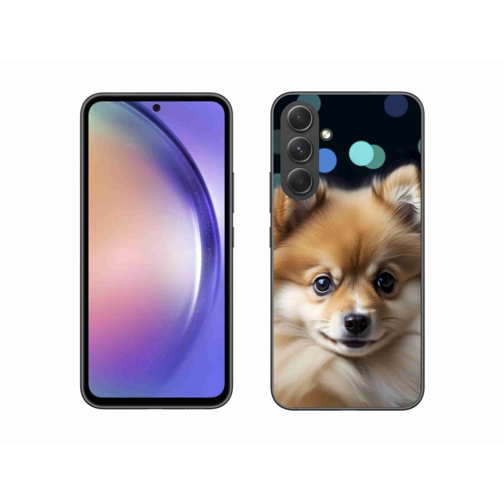 Gelový kryt mmCase na Samsung Galaxy A54 5G - roztomilý pomeranian