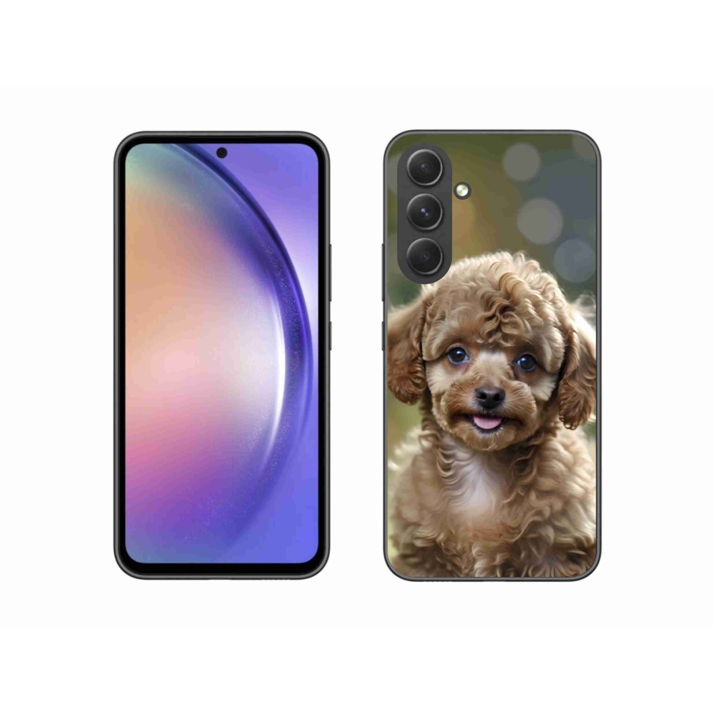 Gelový kryt mmCase na Samsung Galaxy A54 5G - roztomilý pudl