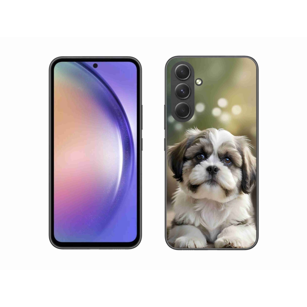 Gelový kryt mmCase na Samsung Galaxy A54 5G - roztomilý shih-tzu