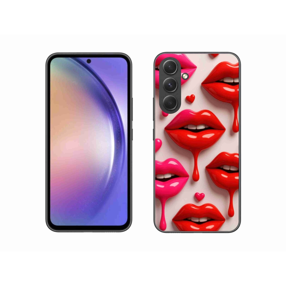 Gelový kryt mmCase na Samsung Galaxy A54 5G - rty 2