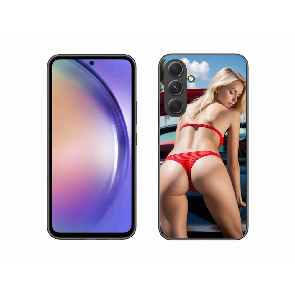 Gelový kryt mmCase na Samsung Galaxy A54 5G - sexy žena 2