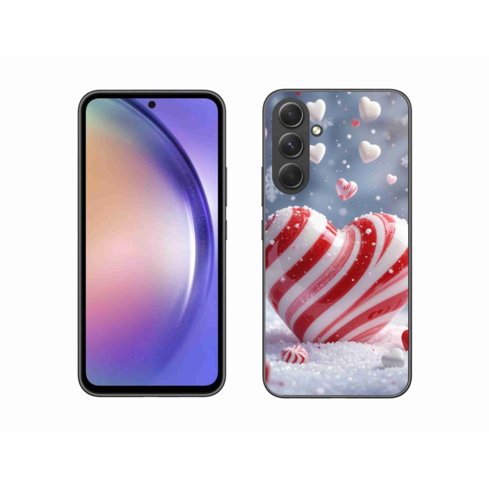 Gelový kryt mmCase na Samsung Galaxy A54 5G - sladké srdce