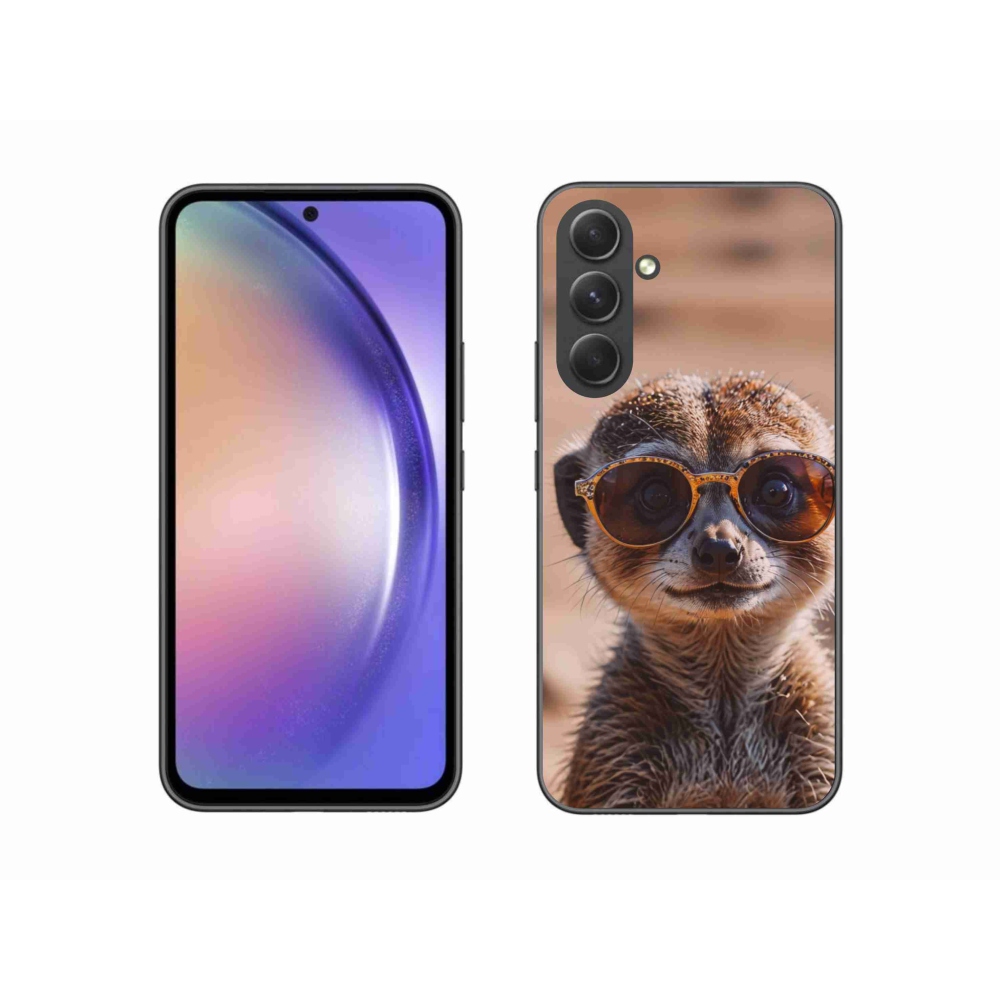 Gelový kryt mmCase na Samsung Galaxy A54 5G - stylová surikata
