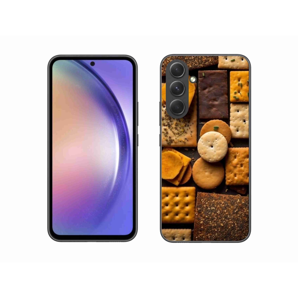 Gelový kryt mmCase na Samsung Galaxy A54 5G - sušenky