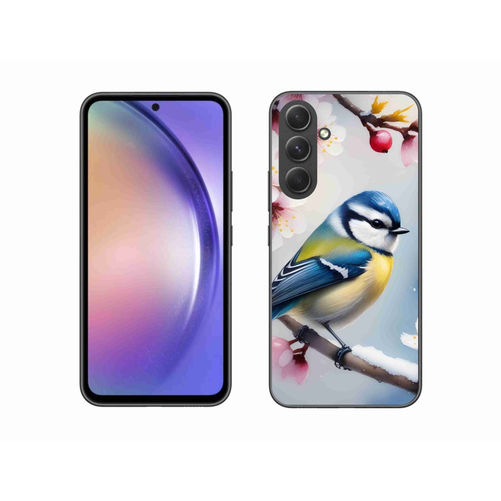 Gelový kryt mmCase na Samsung Galaxy A54 5G - sýkorka