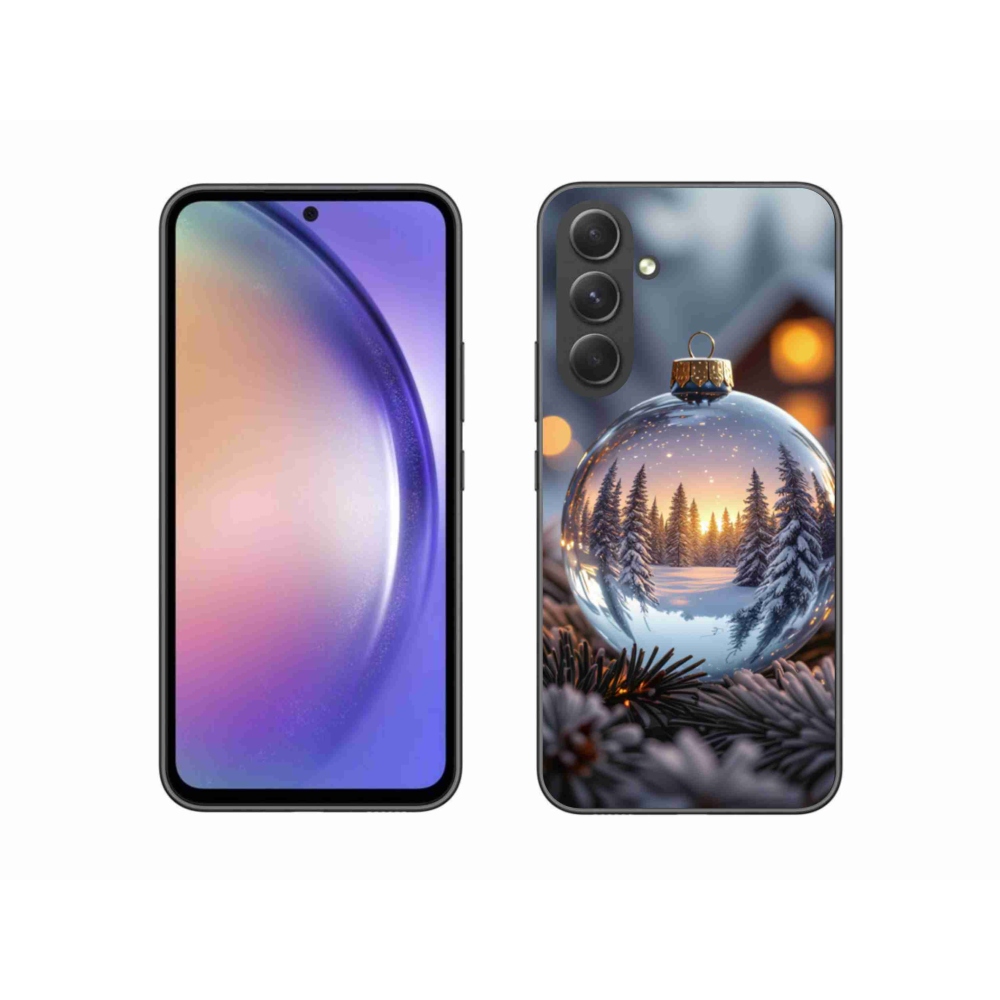 Gelový kryt mmCase na Samsung Galaxy A54 5G - vánoční ozdoba