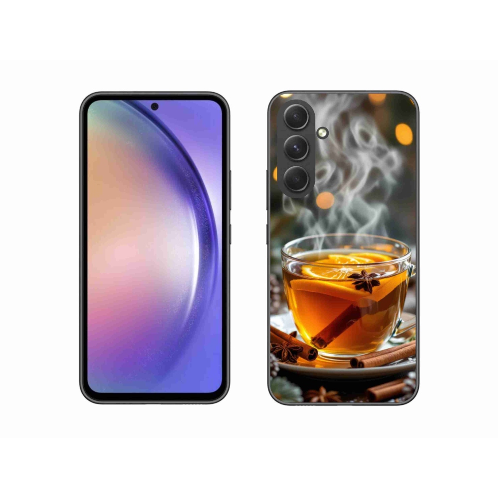 Gelový kryt mmCase na Samsung Galaxy A54 5G - vánoční punč