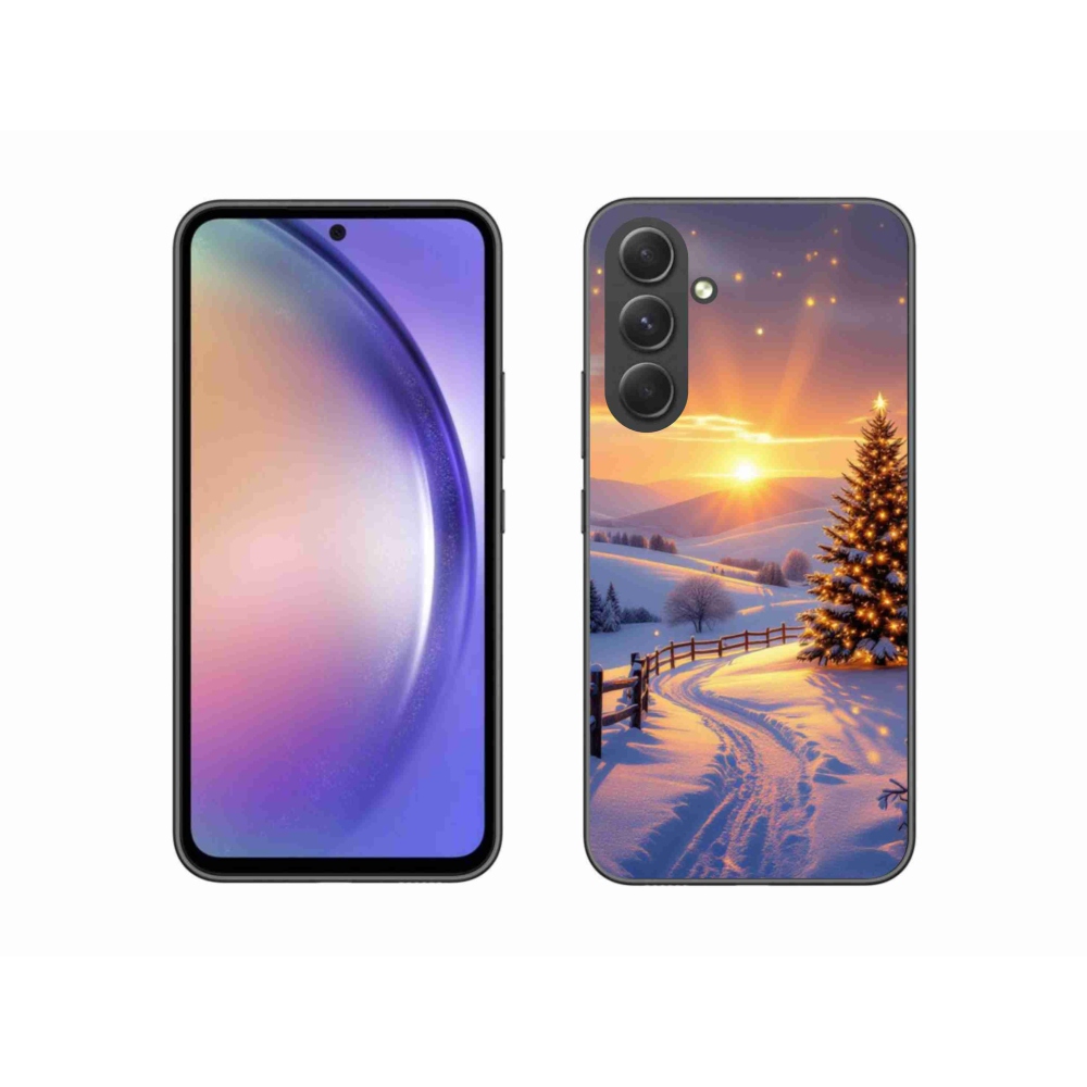 Gelový kryt mmCase na Samsung Galaxy A54 5G - zimní krajina