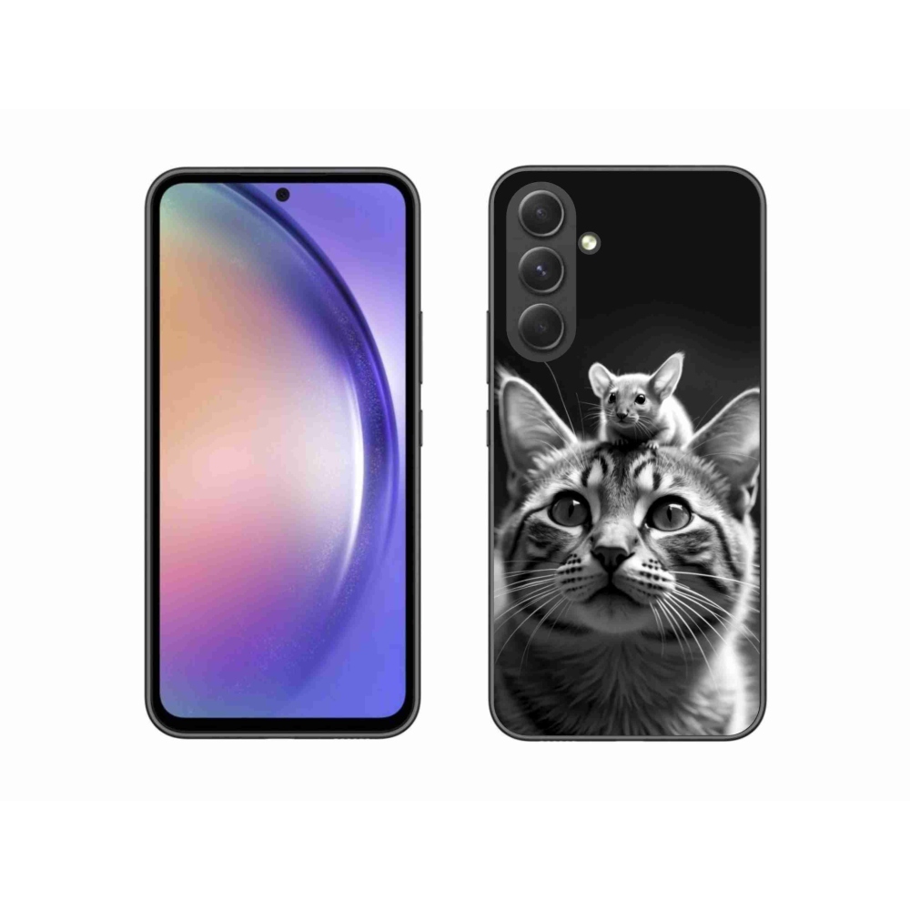 Gelový kryt mmCase na Samsung Galaxy A54 5G - zvířecí přátelství 2