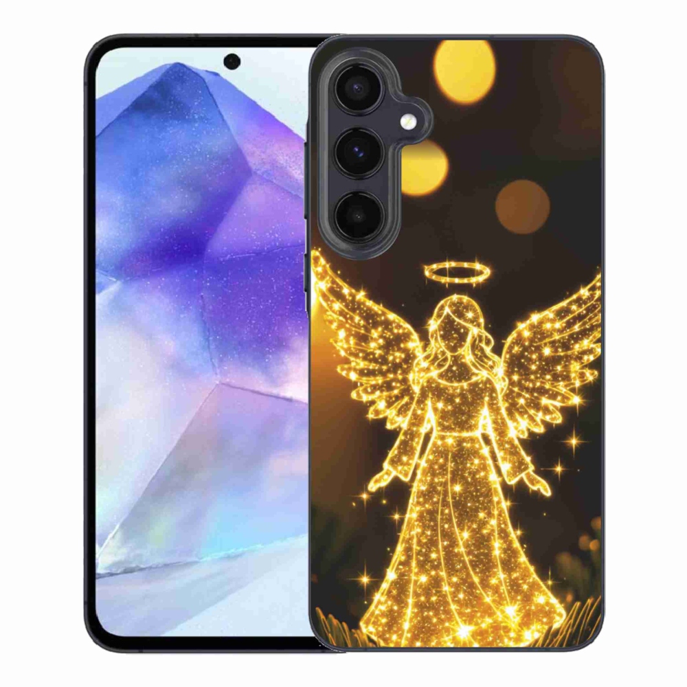 Gelový kryt mmCase na Samsung Galaxy A55 5G - anděl